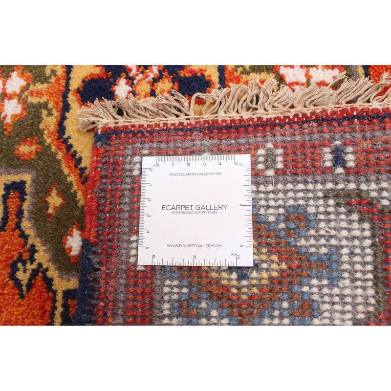 ECARPETGALLERY Hand-knotted Royal Kazak Copper Wool Rug - 2'8 x 7'10
