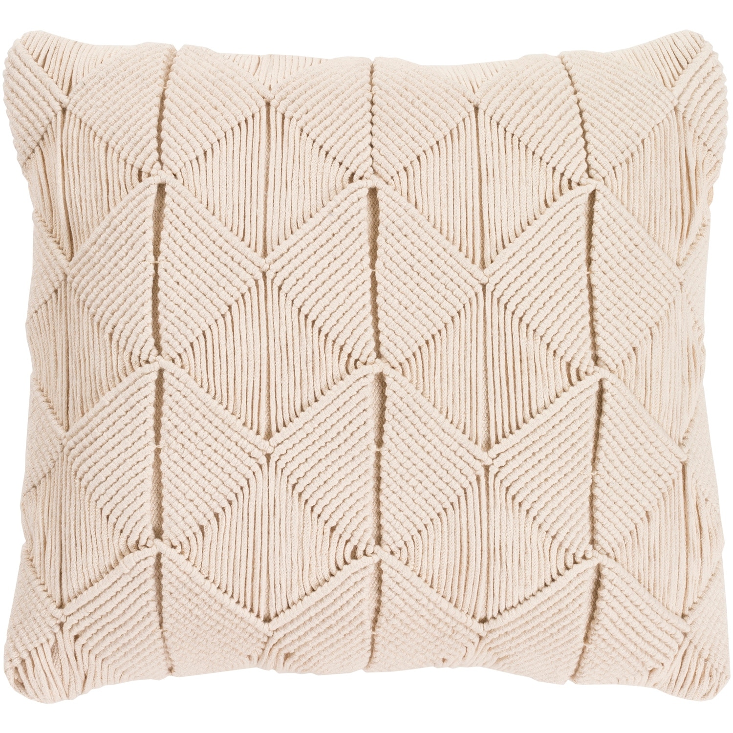 macrame throw pillow