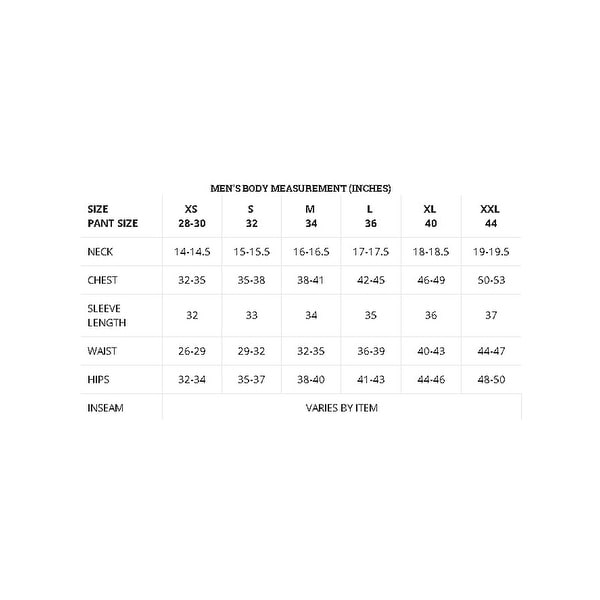 mens size large pants