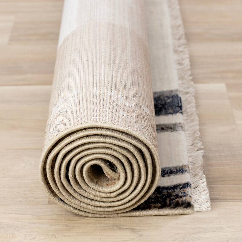 Sydney Collection - Warm Toned Patchwork Design Rug