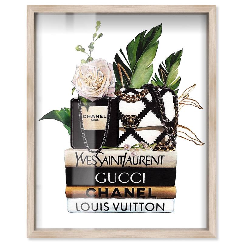 Luxury Stack Details Shadowbox by Art Remedy - Natural - 24" x 30"