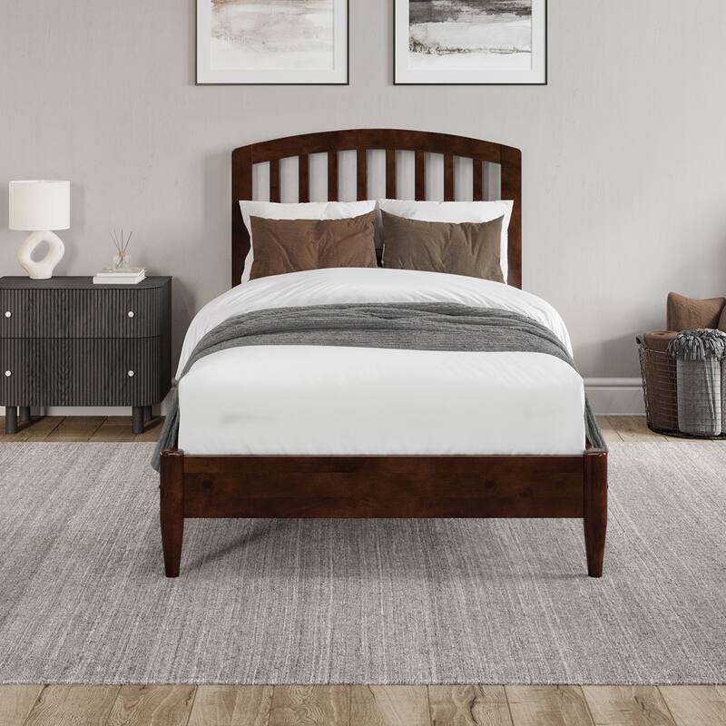 Quincy Solid Wood Low Profile Platform Bed