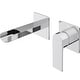 preview thumbnail 1 of 16, VIGO Atticus 5" H Single Handle Wall Mount Bathroom Faucet Chrome