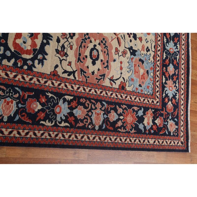 Sultanabad Ziegler Turkish Oriental Area Rug Hand-knotted Wool Carpet - 9'9" x 13'0"