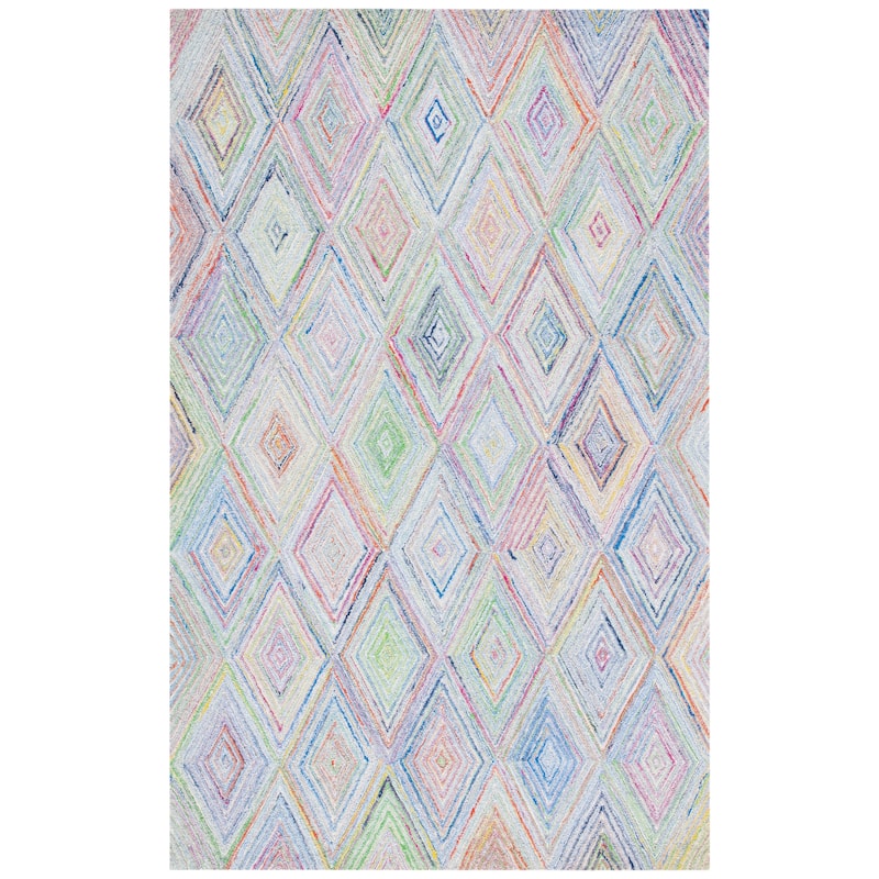 SAFAVIEH Handmade Metro Kimberlyn Rug - 6' Square - Blue/Green