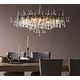 preview thumbnail 3 of 31, KAYLA Modern Indoor Crystal Chandelier BLACK