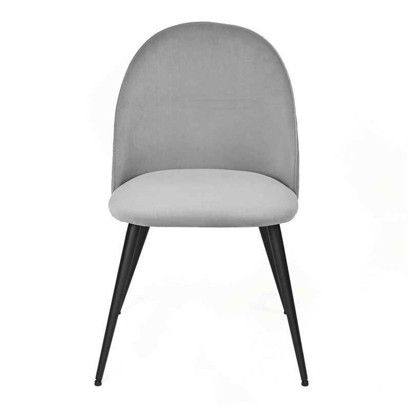 Velvet Dining Chair with Metal Black legs Bed Bath Beyond