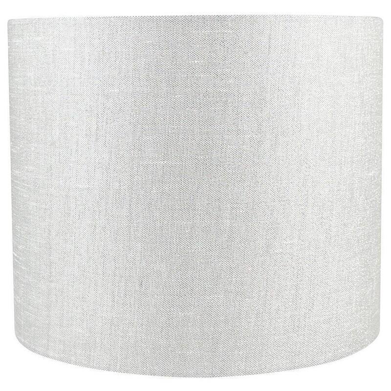 Classic Drum Metallic Fabric Lamp Shade, 8" to 16" Bottom Size