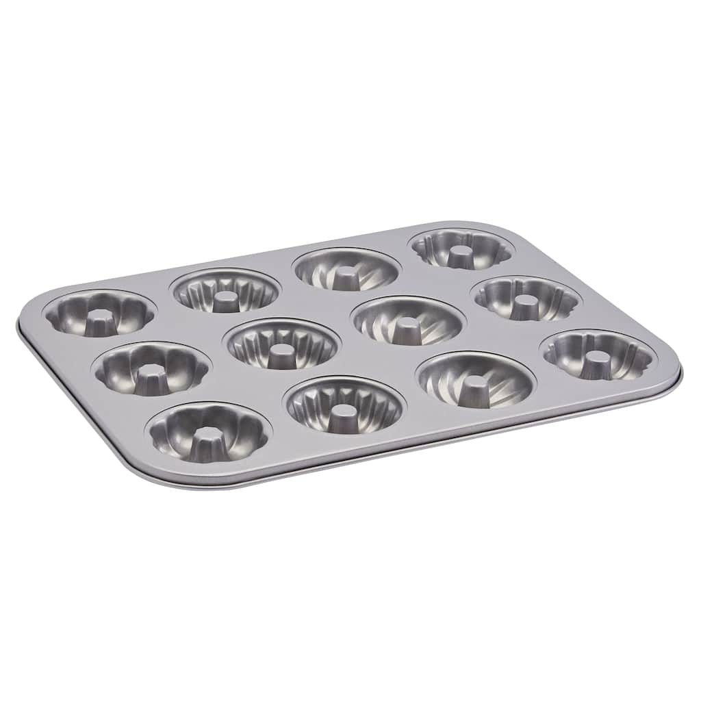 Denmark Tools for Cooks 12-cup Nonstick Steel Mini Bundt Pan