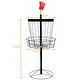 preview thumbnail 2 of 8, Trademark Innovations Portable Metal Disc Frisbee Golf Goal Set Comes with 6 Discs
