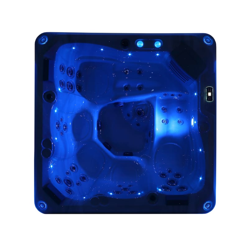 5-Person 41-Jet Premium Acrylic Lounger Spa Standard Hot Tub