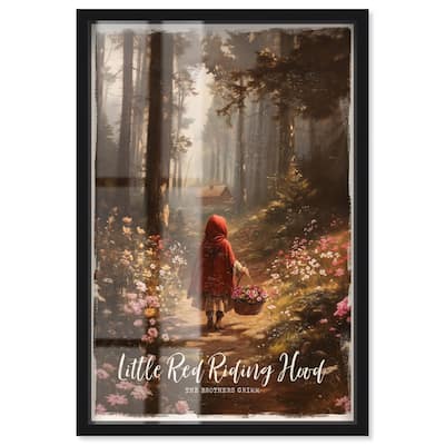 Classic Red Riding Hood Shadowbox by Art Remedy