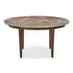 preview thumbnail 8 of 14, NADAAL STUDIOS Isolde, Round Accent Table with Banswara Marble, White - 36 X 36 X 18