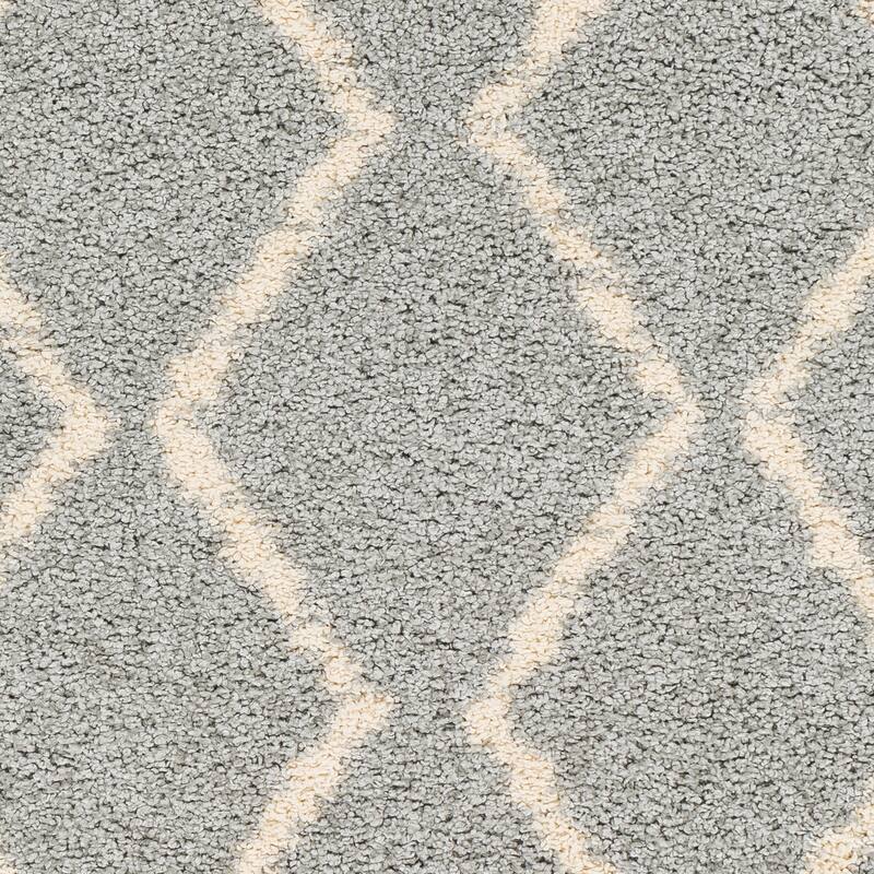 Livabliss Jada Moroccan Stripe Shag Area Rug