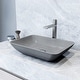 preview thumbnail 12 of 12, VIGO Duomo 18"L x 13"W x 4"H Concreto Stone Rectangular Bathroom Vessel Sink
