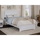 preview thumbnail 55 of 174, Canyon Foundation Bed Frame with Matching Footboard White - Twin