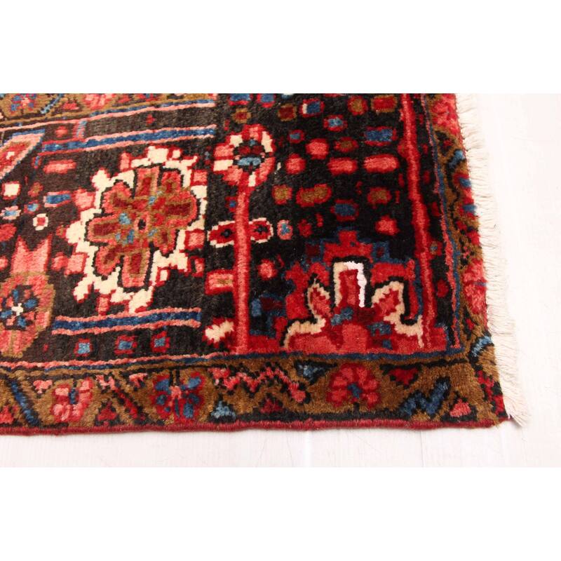 ECARPETGALLERY Hand-knotted Sarabi Red Wool Rug - 7'11 x 11'3