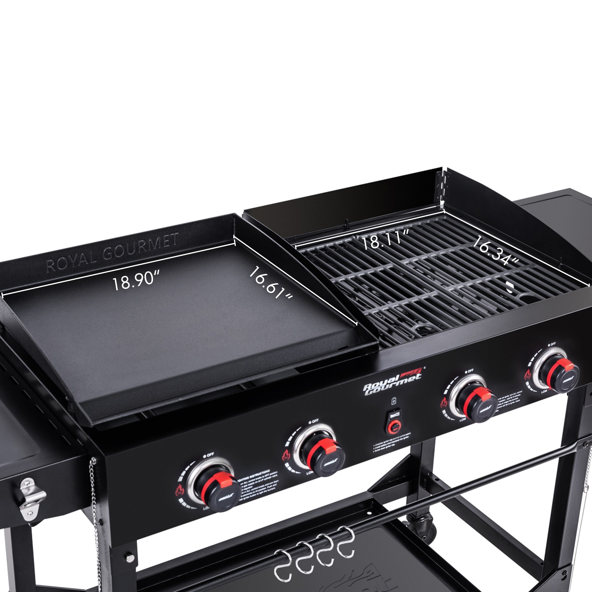 Gas cooker with top grill online
