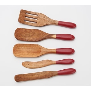 Mad Hungry 5-Piece Multi-Use Bamboo Spurtle Set Model K48351