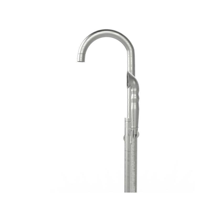 Neptune Single Handle Floor Mounted Gooseneck Freestanding Tub Filler