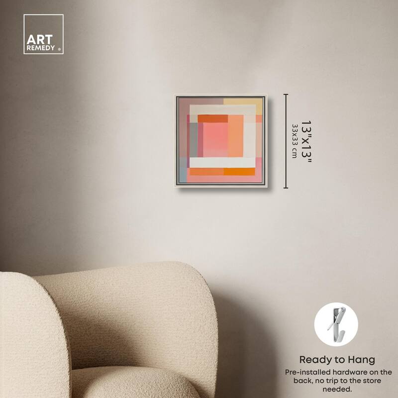 Minimal Color Blocks I Canvas by Art Remedy
