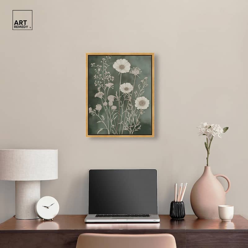 Airy Green Garden Canvas by Art Remedy