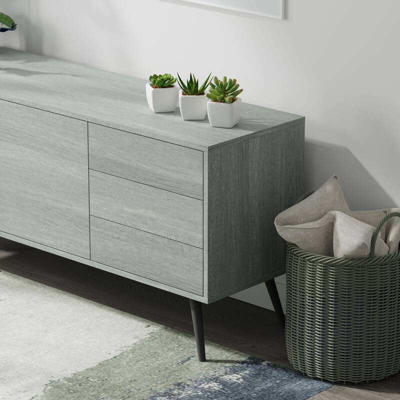 Glenwillow Home Atlas 59" Mid-Century Modern TV Stand Console