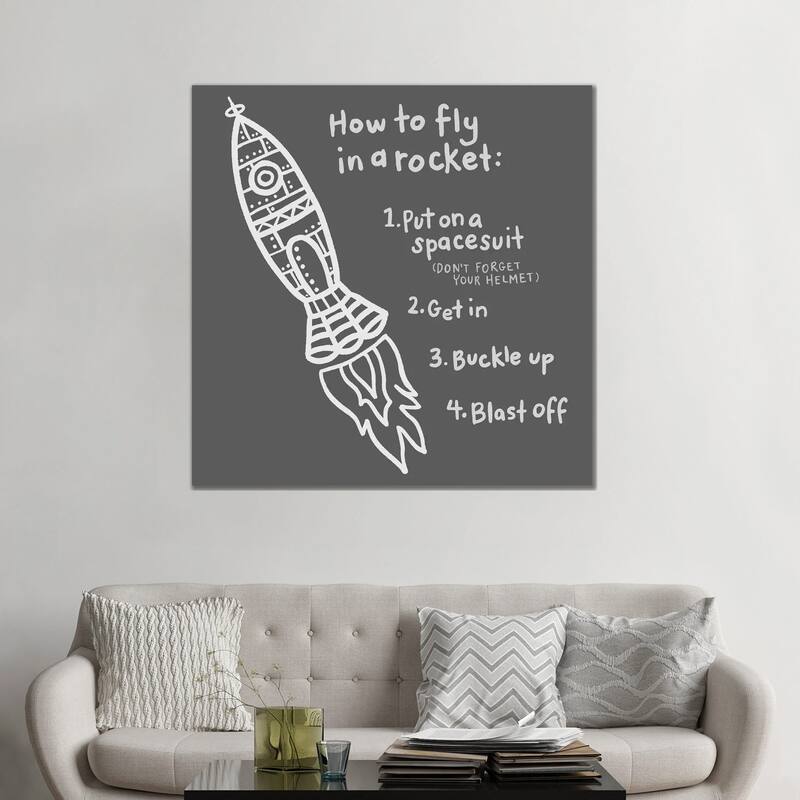 iCanvas "Outerspace/Black I" by Noonday Design Canvas Print
