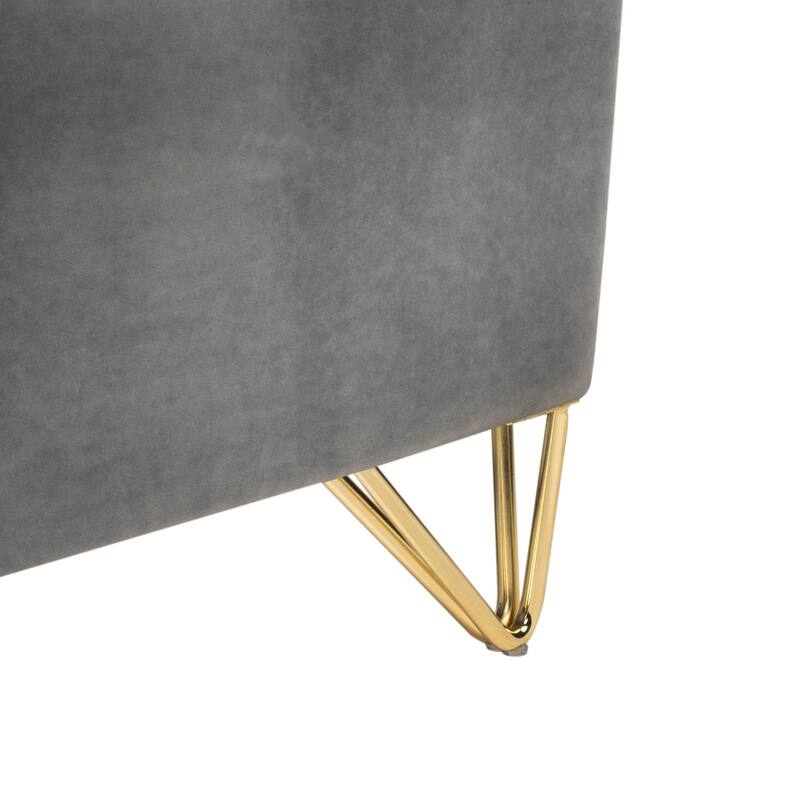 SAFAVIEH Couture Hiawatha Metal Leg Queen Bed