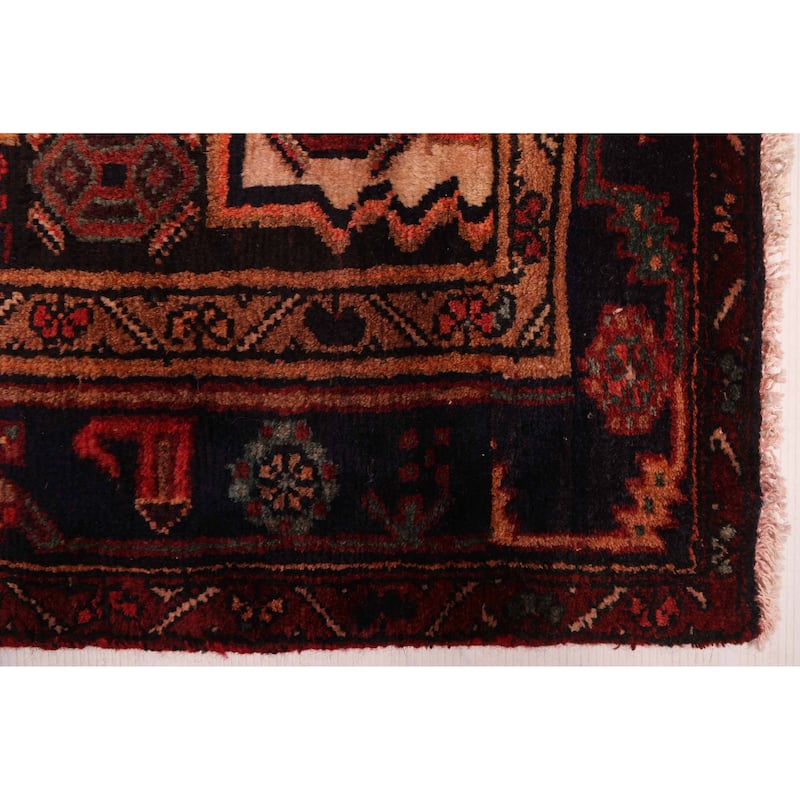 ECARPETGALLERY Hand-knotted Konya Anatolian Navy Wool Rug - 4'0 x 6'6