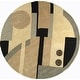 preview thumbnail 24 of 41, SAFAVIEH Handmade Rodeo Drive Ralda Mid-Century Modern Abstract Wool Rug 7'9" Round - Multi - Round