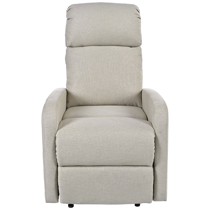 Roomfitters Modern Manual Recliner Chair with Adjustable Backrest, Home Theater Seating