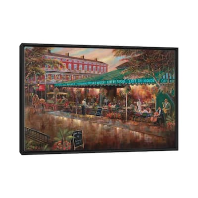 iCanvas "Cafe Du Monde" by Ruane Manning Framed Canvas Print