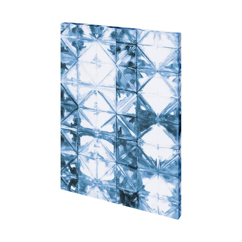 Kanari VI Indigo (28 x 42) Canvas Art Print - Small