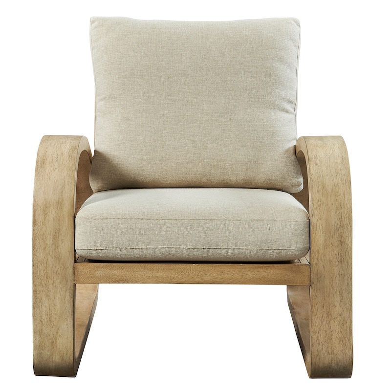 Uttermost Barbora Wooden Accent Chair - 30.5"W x 32"H x 37.5"D