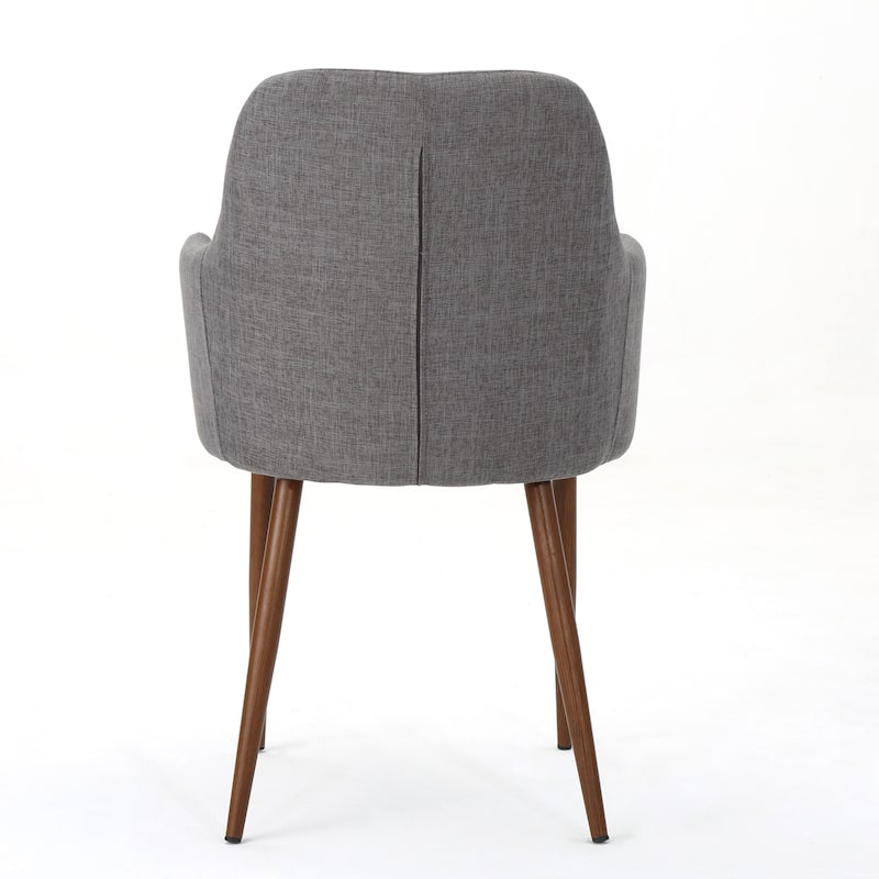 Kaysn Mid-century Fabric Dining Chair (Set of 2) by GDFStudio