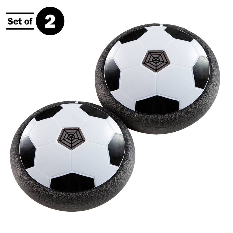 Hover Soccer Ball 2-Pack Air Soccer Balls with LED Lights by Trademark Games