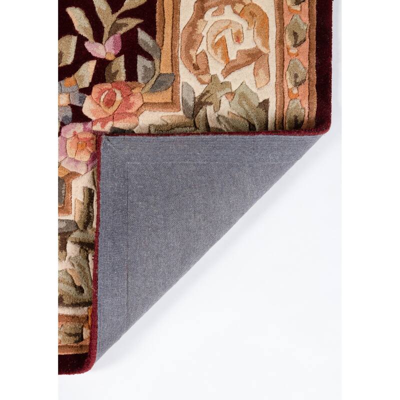 Momeni Harmony Hand Tufted Wool Traditional Floral Area Rug