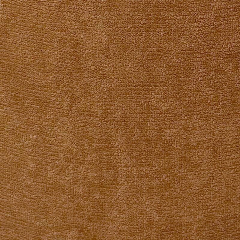 Modern Fabric and Solid Wood Round Storage Ottoman