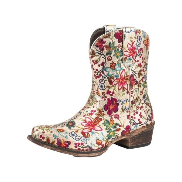 multi colored cowboy boots