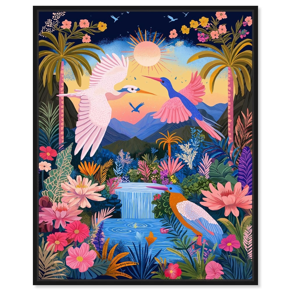 Waterfall Haven Canvas by Art Remedy