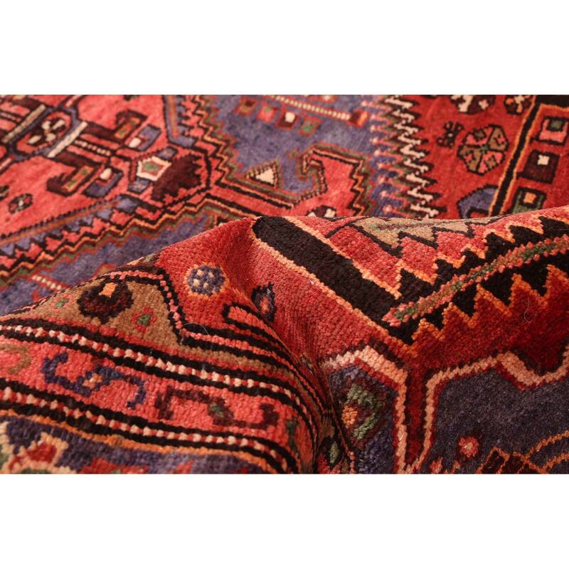 ECARPETGALLERY Hand-knotted Andelz Red Wool Rug - 4'1 x 6'8