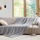 preview thumbnail 2 of 17, Cozy Potato® Comfort Couch Throw Blanket Gray