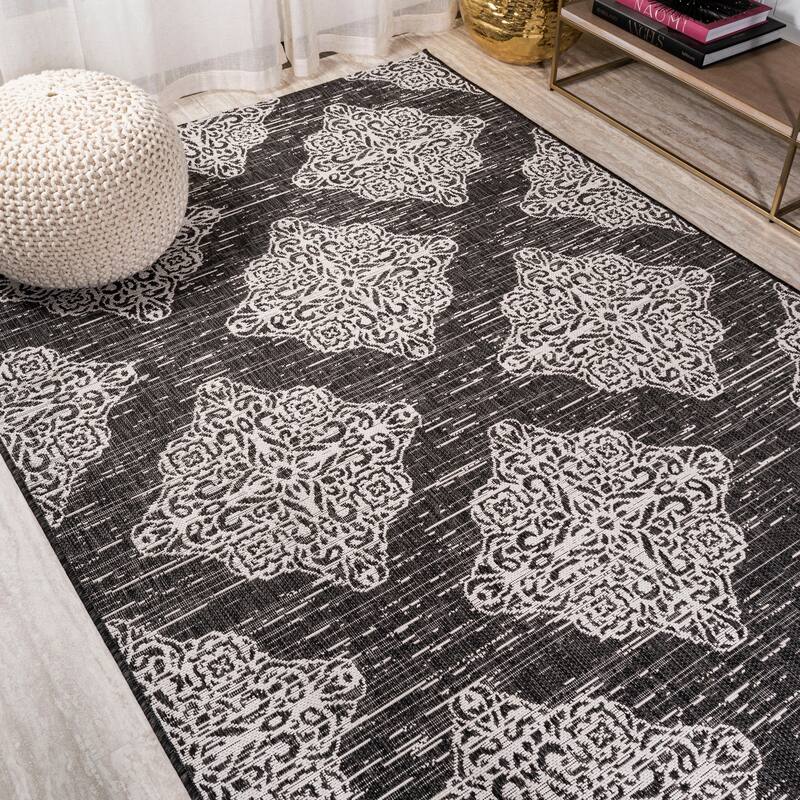 JONATHAN Y Arabesque Ornate Medallions Indoor/Outdoor Area Rug