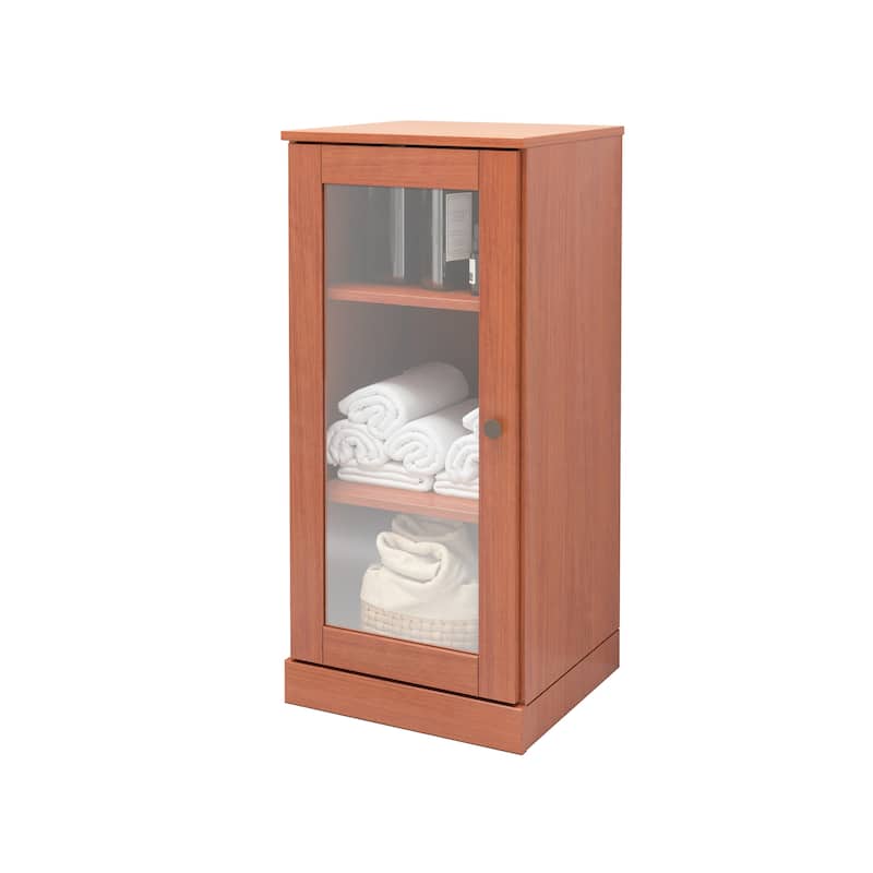 100% Solid Wood 16.5" Bathroom Cabinet with Optional Doors by Palace Imports