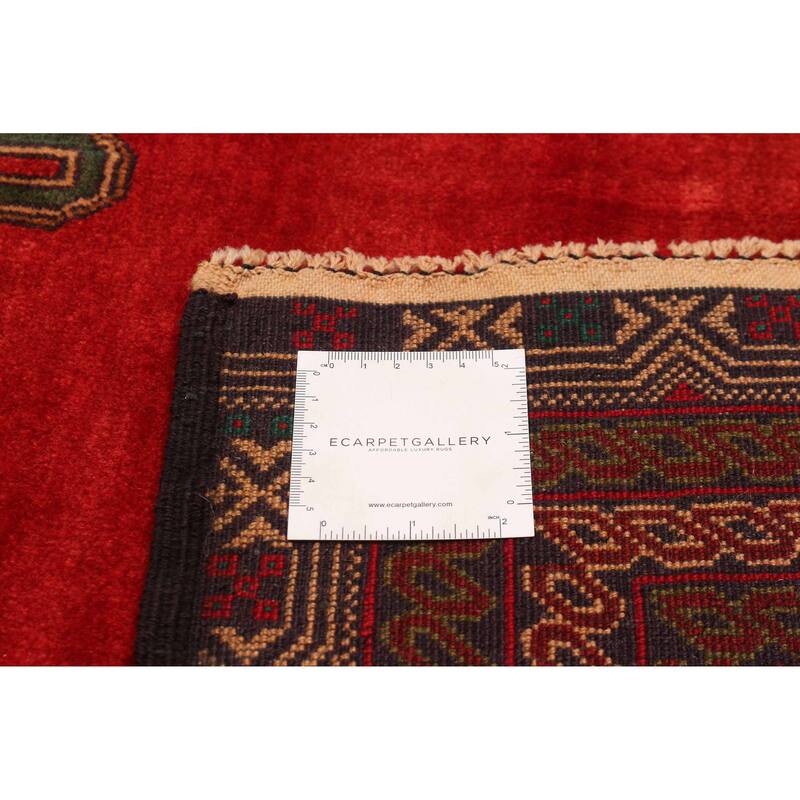 Teimani Red Rug 3'11" x 6'2" - 3'11 x 6'2