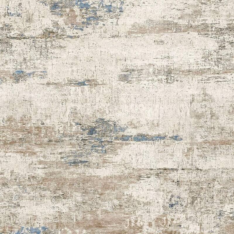 HomeRoots Abstract Modern Rectangle Area Rug