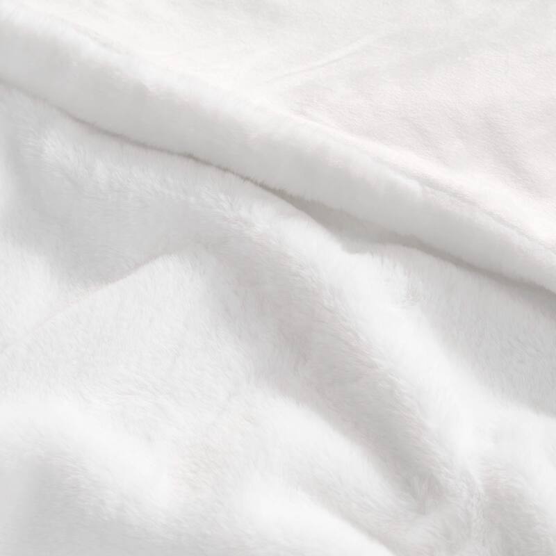 Juicy Couture Solid Rabbit Mink Blankets