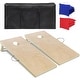 preview thumbnail 6 of 8, 4 ft x 2 ft Regulation Size Corn Hole Game Set light  burlywood