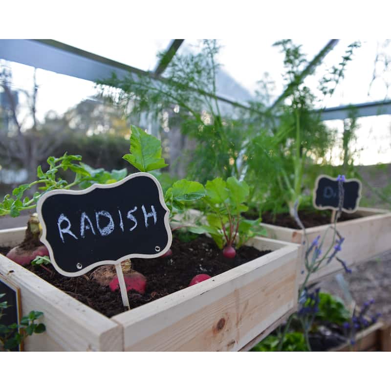 Hybrid 6 ft. Silver/Clear DIY Greenhouse Kit